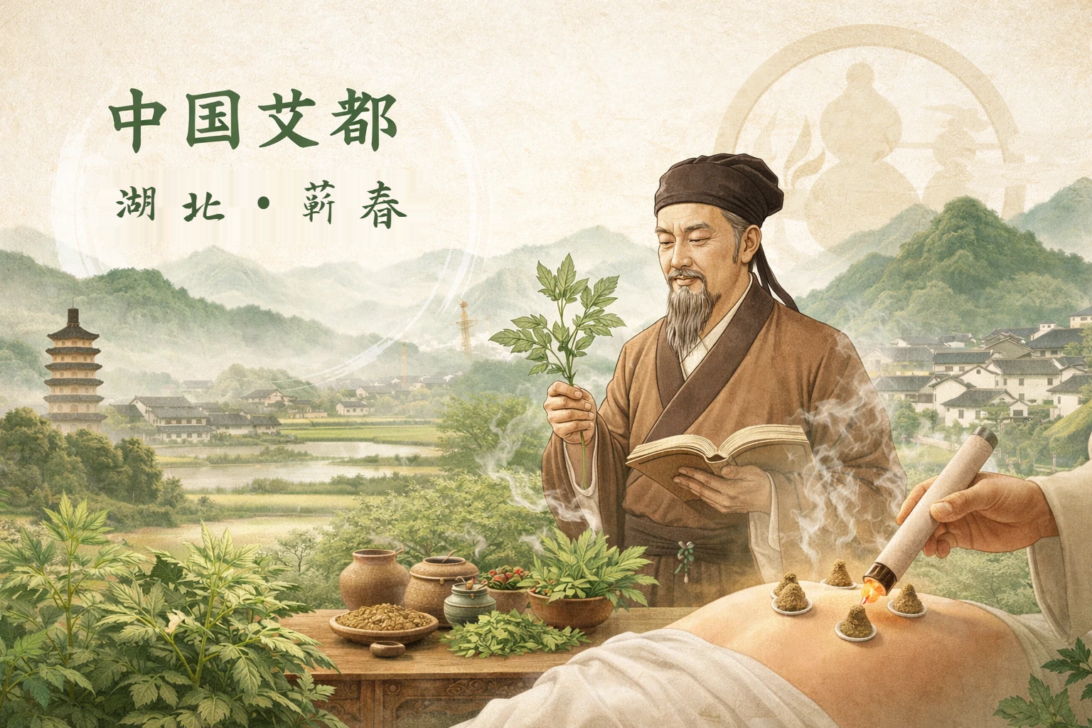 蕲春蕲艾文化主图